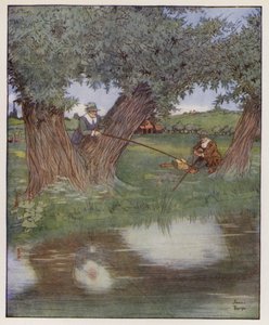 Illustration für Der vollkommene Angler von Izaak Walton