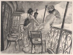 Die Galerie der H.M.S. Calcutta Souvenir eines Balls an Bord, 1876