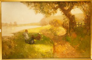 Sommertag - Kinder am Ufer des Tweed, 1907