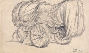 Ein breitbereifter Straßenwagen