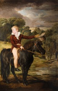 Porträt von Lord Stanhope, 1805-66, auf einem Pony reitend, 1815