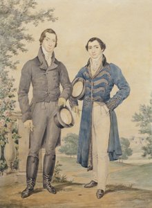 Porträt von zwei Herren, 1817 von James Warren Childe