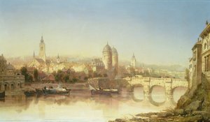 Ansicht von Heidelberg, 1873 von James Webb