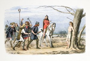 Edmund, König von Ostanglien, getötet von den Dänen, 20. November 869 n. Chr., aus 