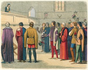 Richard eingeladen, die Krone zu übernehmen, 1483