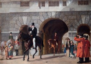 Seine letzte Rückkehr vom Dienst, 1853 von James William Glass