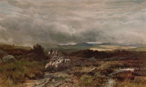 Bergstraße, Capel Curig, Nordwales, 1938 von James William Whitaker
