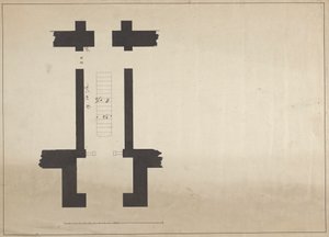 Cobham Hall, Kent: Unidentifizierter Plan für einen Durchgang von James Wyatt
