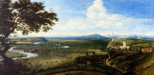 Ansicht von Nottingham von Osten, um 1695