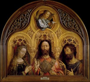 Christus zwischen der Jungfrau Maria und Johannes dem Täufer