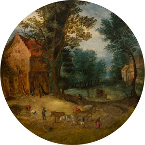 Flämische Landschaft von Jan (follower of) Brueghel