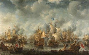 Die Schlacht bei Terheide von Jan Abrahamsz. Beerstraten