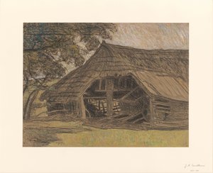 Verfallene Scheune von Jan Adam Zandleven