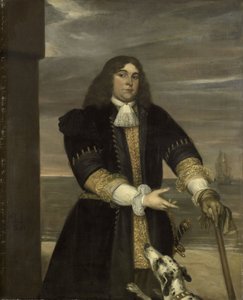 Jan van Gelder (1647-73), Marinekapitän, Stiefsohn von Michiel Adriaensz de Ruyter von Jan Andrea Lievens
