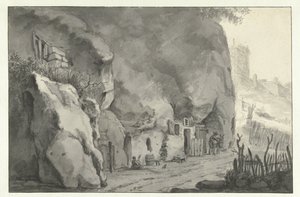 Felsenwohnungen an der Loire