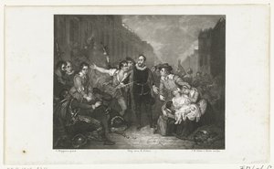 Das Selbstopfer von Bürgermeister Pieter van der Werff, 1574 von Jan Baptist Tetar van Elven