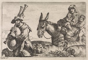 Der Dudelsackspieler von Jan Baptist de Wael