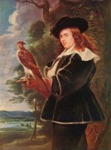 Ein junger Mann mit einem Falken, um 1630