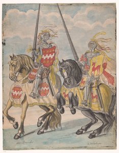 Ritter mit den Familienwappen von Brandes und Hirschman von Jan Brandes