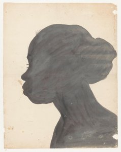 Silhouettenporträt von Flora von Jan Brandes