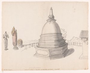 Singhalesische Stupa in Moegerikalle von Jan Brandes