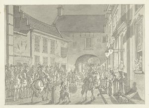 L.P. van de Spiegel zur Gevangenpoort gebracht, 1795