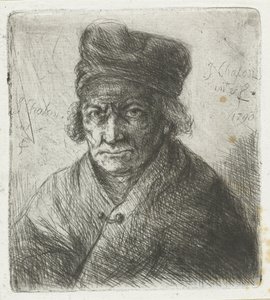 Mann mit Mütze von Jan Chalon