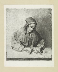 Frau, die Geld zählt von Jan Chalon