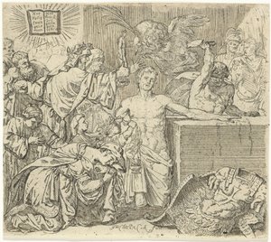 Martyrium des heiligen Quirinus von Neuss von Jan Claudius de Cock