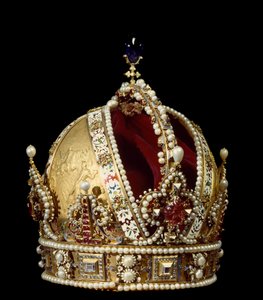Krone des Kaisers des Heiligen Römischen Reiches Rudolf II. von Habsburg (1552-1612)