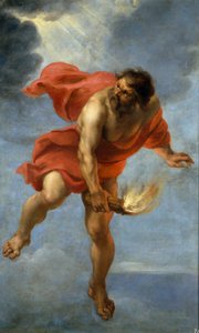 Prometheus trägt das Feuer, 1637