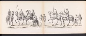 Maskerade der Leidener Studenten, 1865 (Platte 14) von Jan Daniël Cornelis Carel Willem baron de Constant Rebecque