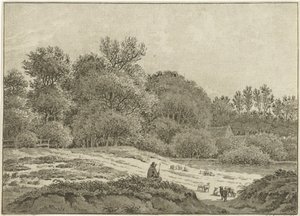 Landschaft bei Overveen von Jan Evert Grave