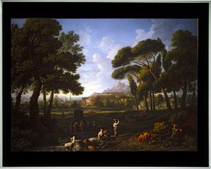 Landschaftsfantasieansicht von Rom von Jan Frans van (1662 1749) Bloemen