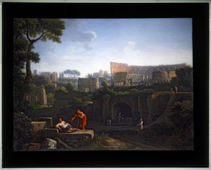 Set von vier Capriccio; Kolosseum und Konstantinsbogen