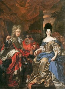 Johann Wilhelm II., Kurfürst von der Pfalz und Herzogin Anna Maria Luisa de’ Medici, 1708 von Jan Frans van Douven