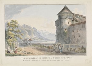 Ansicht des Schlosses Chillon