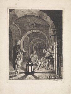 Joseph deutet die Träume des Mundschenks und des Bäckers von Jan Gerard Waldorp
