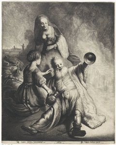 Lot und seine Töchter von Jan Gillisz. van Vliet