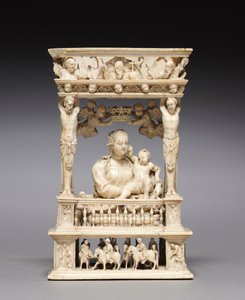 Jungfrau und Kind in einem architektonischen Rahmen, ca. 1530-1540 von Jan Gossaert