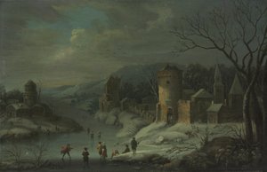 Winterlandschaft, um 1680-1718