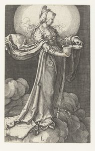 Maria Magdalena in den Wolken von Jan Harmensz. Muller (manner of)