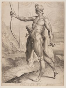 Apollo tötet den Python von Jan Harmensz. Muller