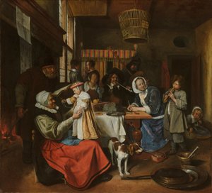 Wie die Alten singen, so zwitschern die Jungen von Jan Havicksz. Steen