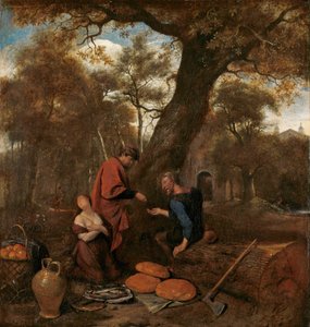Erysichthon verkauft seine Tochter Mestra von Jan Havicksz. Steen
