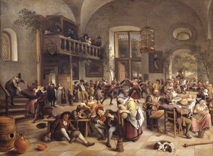Fest in einem Gasthaus