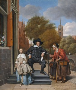 Der Bürger von Delft und seine Tochter, 1655