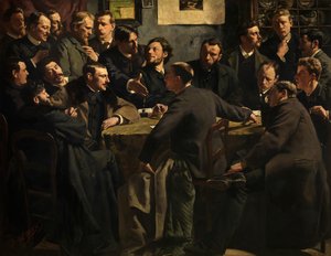 Eine Sitzung der Kunstgesellschaft 