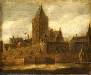 Ansicht des Valkhofs in Nijmegen, um 1650