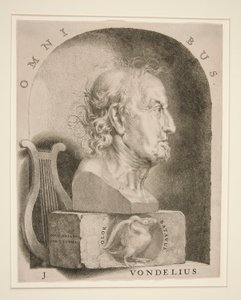 Porträt von Joost van den Vondel (1587-1679)